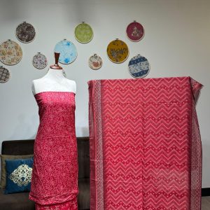 Lawn Printed 3-Piece – Red