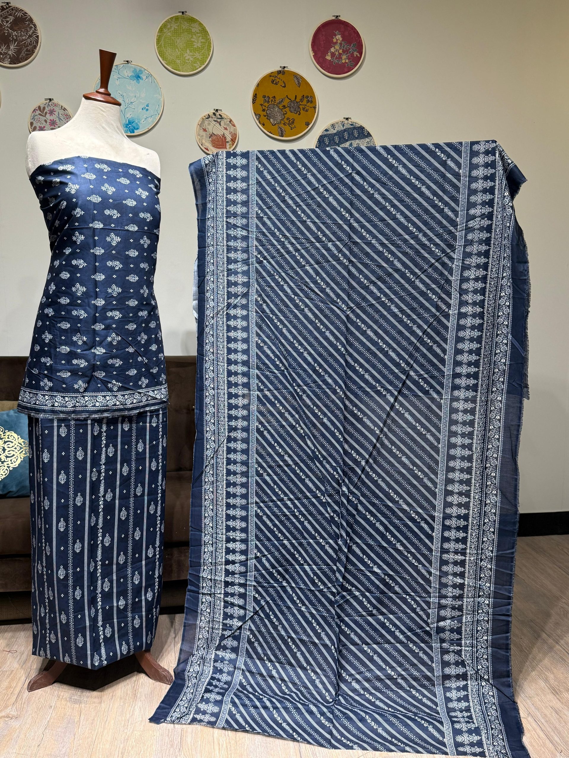 Lawn Printed 3-Piece – Blue
