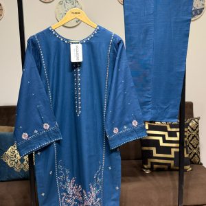 Khadar Embroidered 2-Piece – Blue