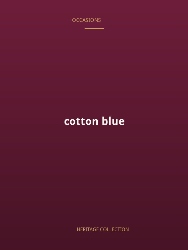 cotton blue