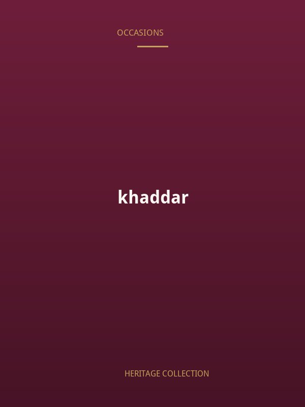 khaddar